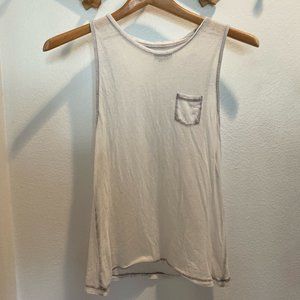 Sheer White Tank Top